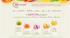 Desktop Screenshot of e-mentoring.eu