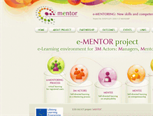 Tablet Screenshot of e-mentoring.eu